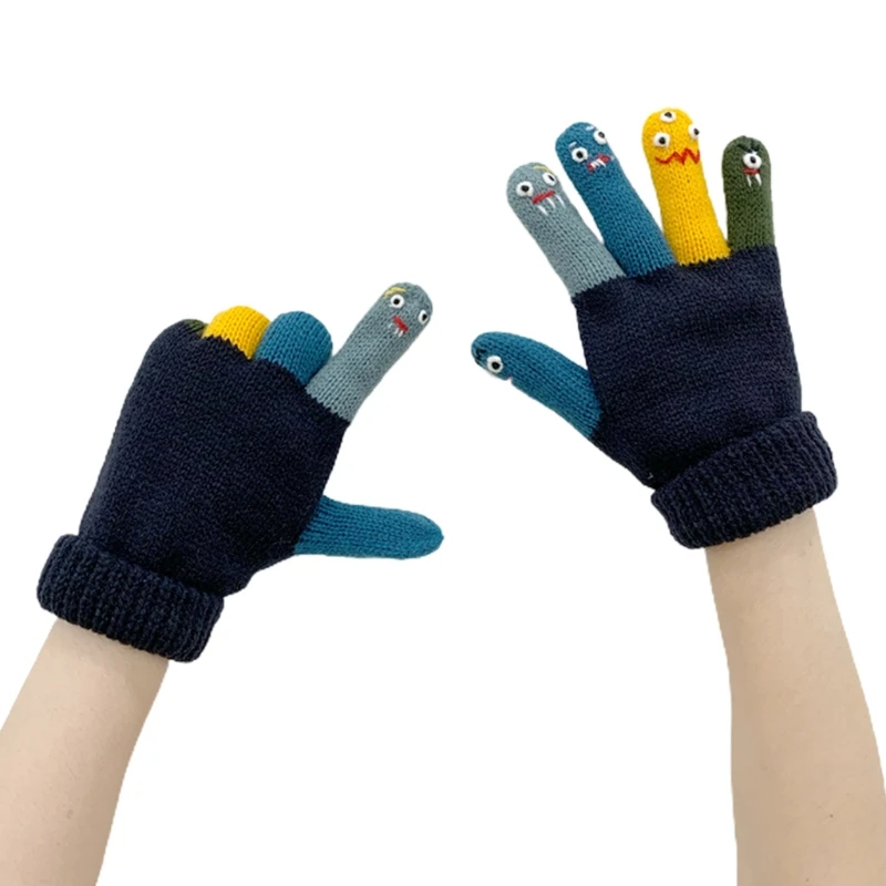 Adult Student Winter Knitted Full Finger Gloves Funny Cartoon Expression Multicolored Thermal Warm Party Stretch Mittens
Adult Student Winter Knitted Full Finger Gloves Funny Cartoon Expression Multicolored Thermal Warm Party Stretch Mittens
