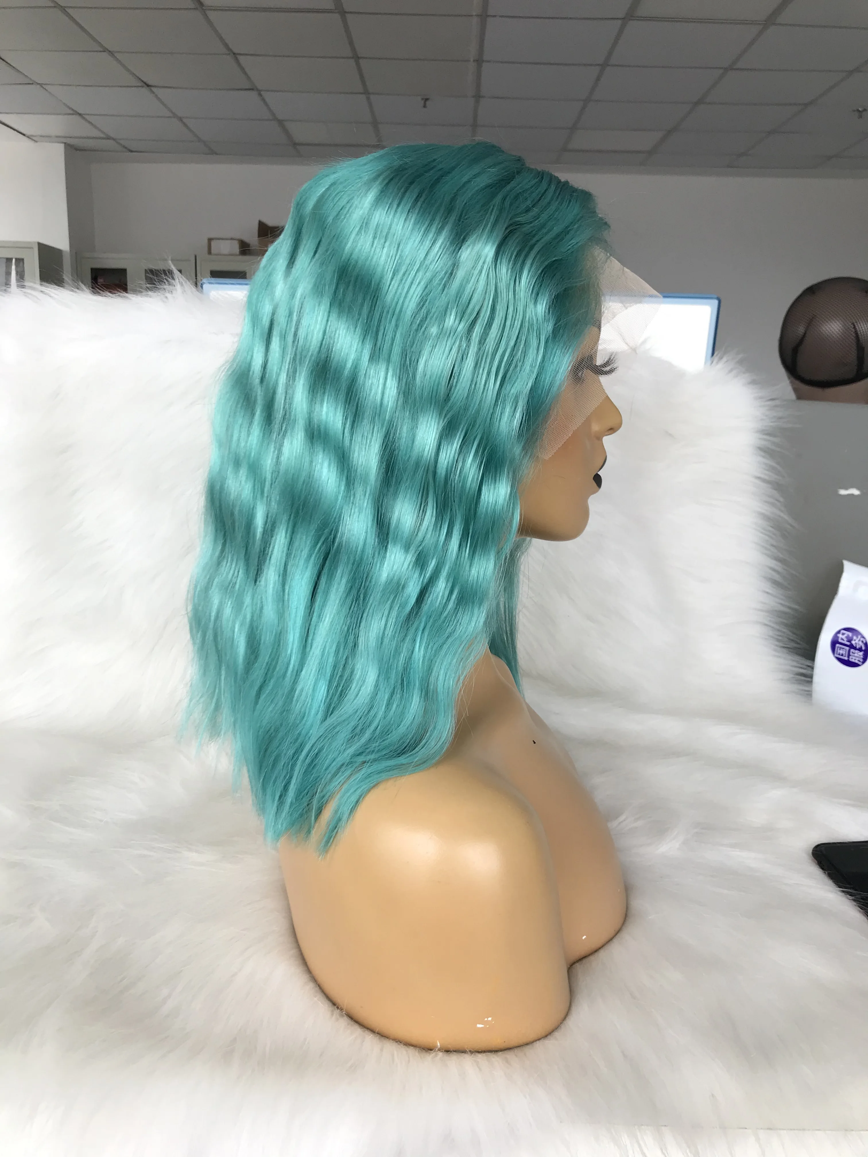 European Hair Dusty Blue Color 13x4 Bob lace front wig remy hair transparent lace free shipping overnight
European Hair Dusty Blue Color 13x4 Bob lace front wig remy hair transparent lace free shipping overnight