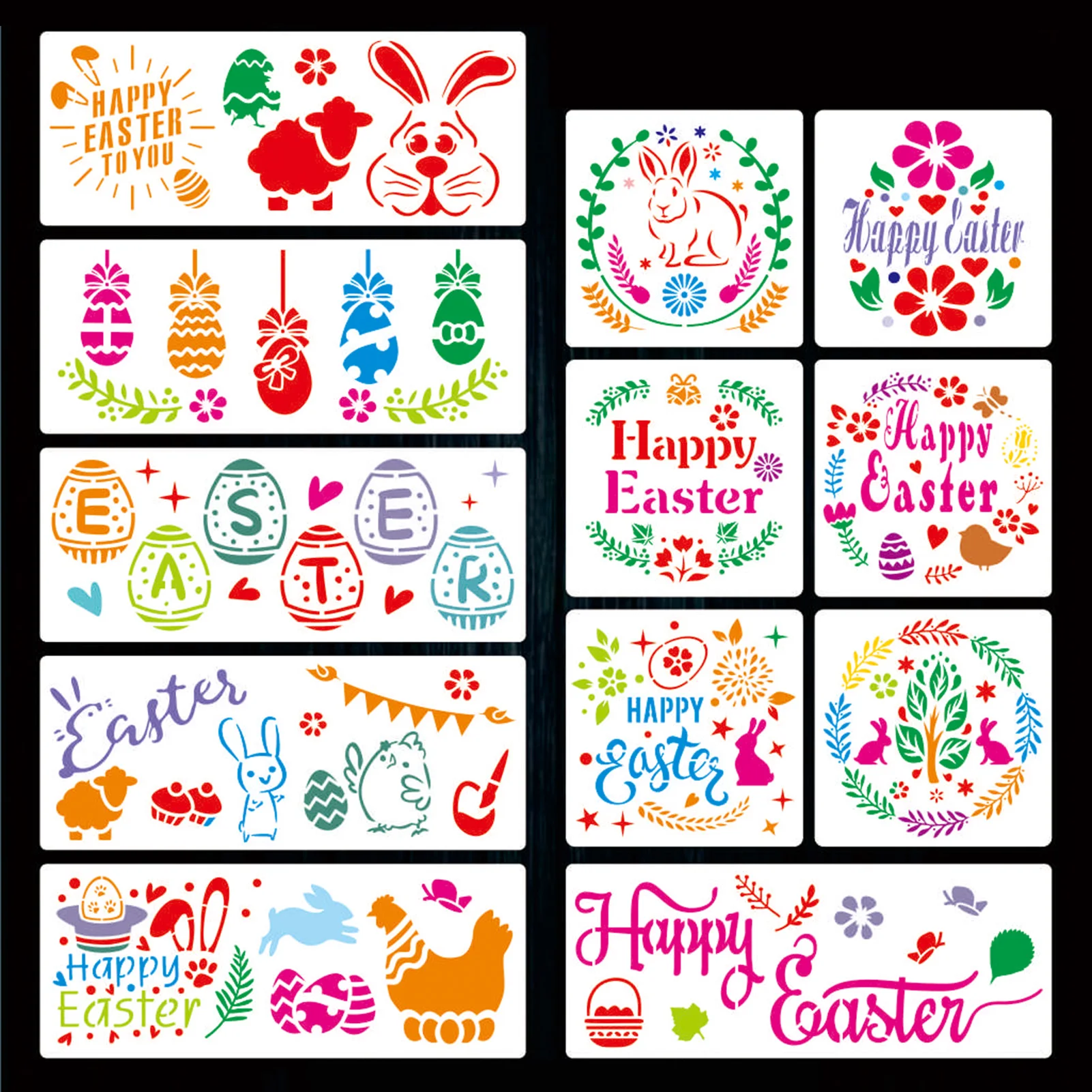 12 Sheets DIY Painting Templates Easter Theme Painting Stencil Drawing Template DIY Crafts Project Drawing Templates
12 Sheets DIY Painting Templates Easter Theme Painting Stencil Drawing Template DIY Crafts Project Drawing Templates