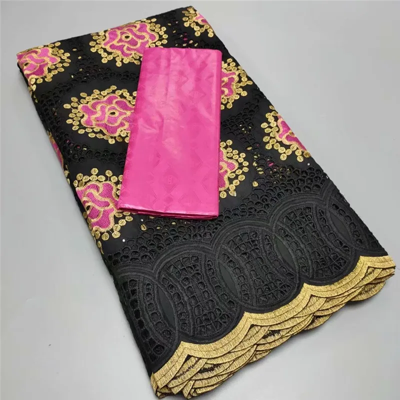2.5 y Swiss lace fabric +2.5 y Bazin Brode riche embroidery African 100% cotton fabrics Swiss voile lace popular Dubai style 1L3
2.5 y Swiss lace fabric +2.5 y Bazin Brode riche embroidery African 100% cotton fabrics Swiss voile lace popular Dubai style 1L3