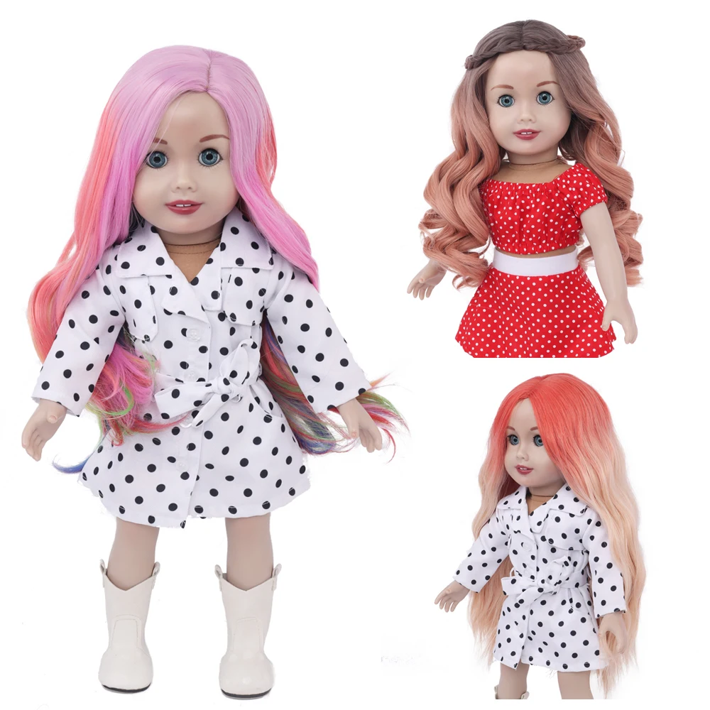 Doll Wigs for 18'' American Dolls Girls Gift Heat Resistant Long Curly Hair Replacement Wigs for 18'' Dolls DIY Making Supplie
Doll Wigs for 18'' American Dolls Girls Gift Heat Resistant Long Curly Hair Replacement Wigs for 18'' Dolls DIY Making Supplie