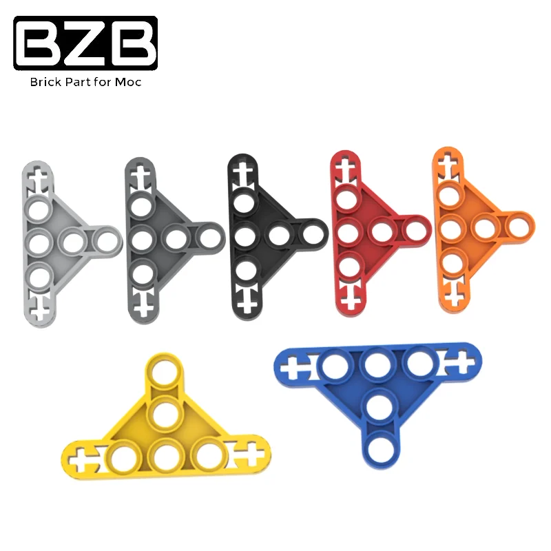 

BZB MOC 99773 3x5 Triangle Arm (Thin) Building Block Technical Brick Parts Kids DIY Educational High-tech Toys Best Gifts