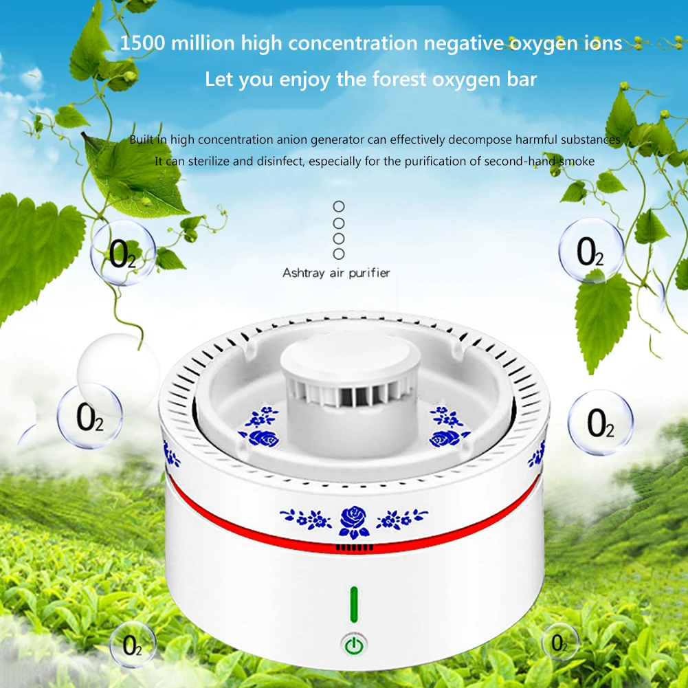 Intelligent USB Rechargeable Ashtray Garbage Storage Container Portable Ashtray Travel Home Business Accessories
Intelligent USB Rechargeable Ashtray Garbage Storage Container Portable Ashtray Travel Home Business Accessories