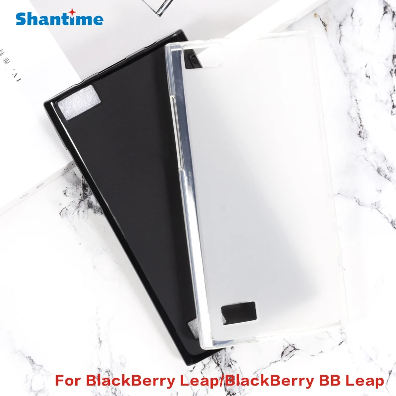 Силиконовый защитный чехол накладка с рисунком пудинга для BlackBerry Leap мягкий из