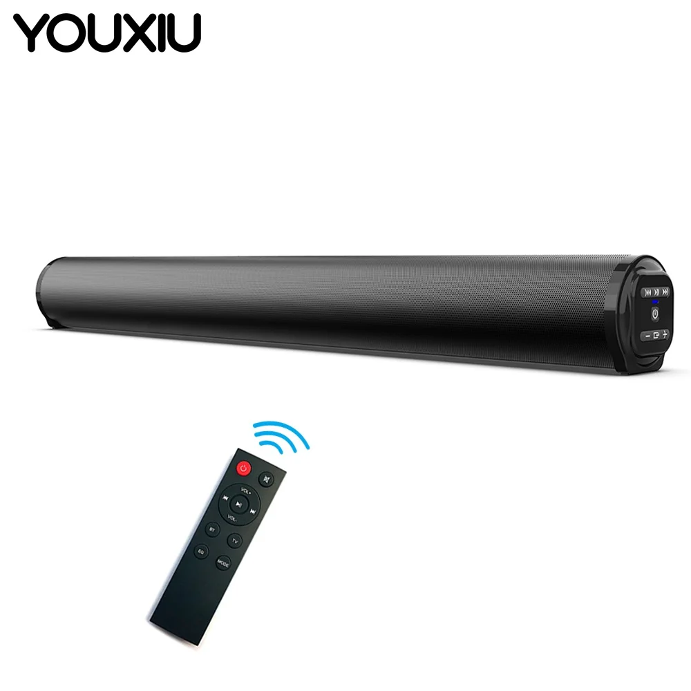 YOUXIU портативный мини Саундбар беспроводной стерео Bluetooth динамик поддержка fm
