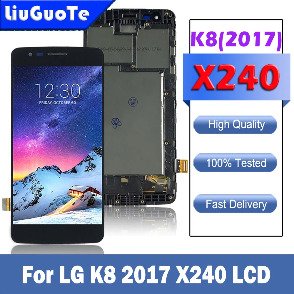 5 0 дюймовый для LG K8 2017 X240 ЖК-дисплей кодирующий преобразователь сенсорного экрана