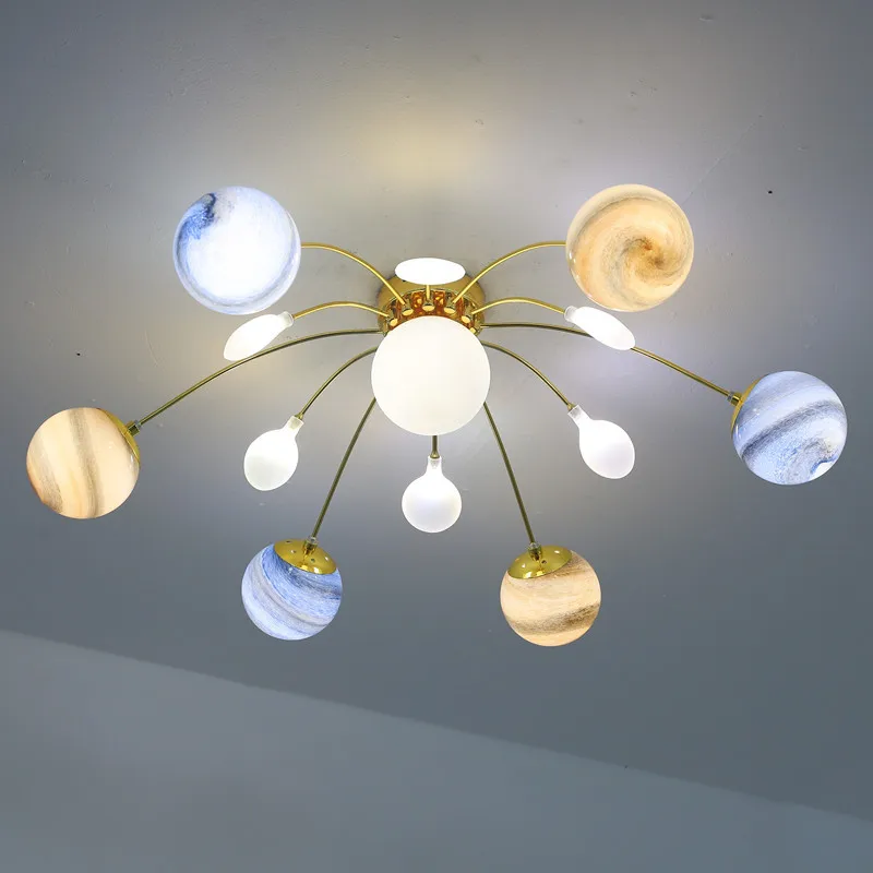 LED planet chandelier Led Glass Nordic chandelier chandelier Creative Chandelier kitchen Living Room Iron chandelier hallway G9
LED planet chandelier Led Glass Nordic chandelier chandelier Creative Chandelier kitchen Living Room Iron chandelier hallway G9