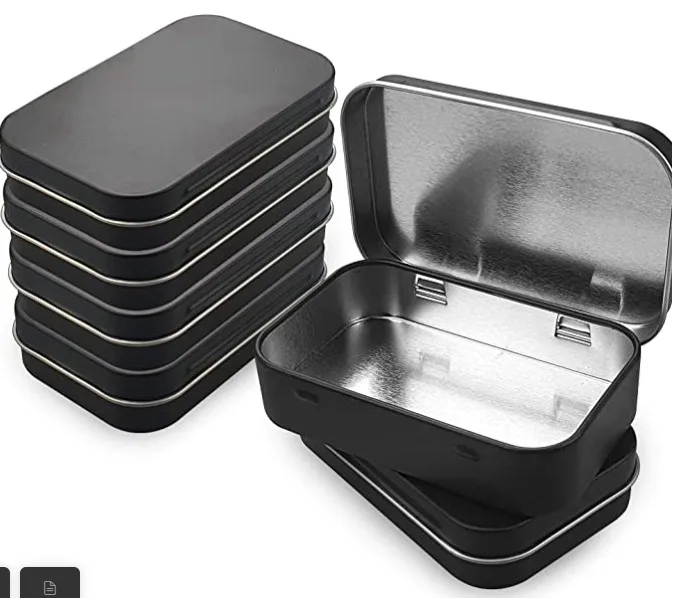 6Pcs Metal Storage Box Hinged Tin Container Rectangular Candy Tins Food-Grade Gift Box Portable Christmas Gift Home Organizer
6Pcs Metal Storage Box Hinged Tin Container Rectangular Candy Tins Food-Grade Gift Box Portable Christmas Gift Home Organizer