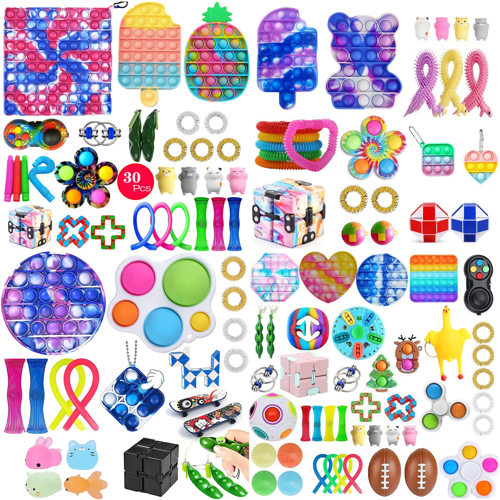 Игрушки-антистресс набор эластичных струн пузырьковый Подарочный пакет для взрослых и детей сжимаемые сенсорные антистрессовые игрушки 
Игрушки-антистресс набор эластичных струн пузырьковый Подарочный пакет для взрослых и детей сжимаемые сенсорные антистрессовые игрушки
