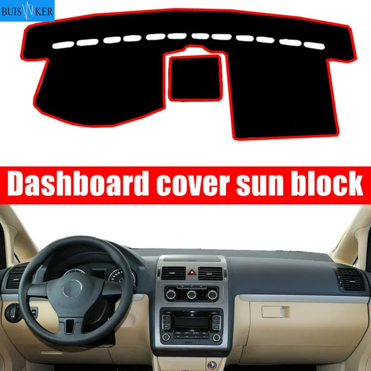 Car Dashboard Cover Mat Dashmat Pad Anti-UV Sun Shade Instrument Panel Carpet For Volkswagen VW Touran 2004-2016 Car Accessories
Car Dashboard Cover Mat Dashmat Pad Anti-UV Sun Shade Instrument Panel Carpet For Volkswagen VW Touran 2004-2016 Car Accessories