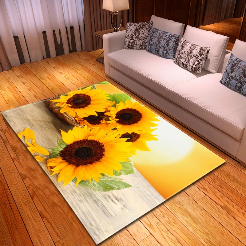3D Sunflower Parlor Rug Bedroom Mat Children Play Mat Flanenl Soft Bedside Area Rugs Large Living Room Carpet for Home Decor
3D Sunflower Parlor Rug Bedroom Mat Children Play Mat Flanenl Soft Bedside Area Rugs Large Living Room Carpet for Home Decor