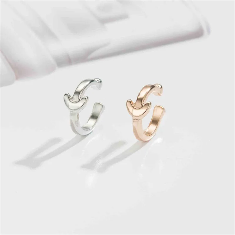 Punk Fashion Gold Silver Moon Ear Cuff Earrings For Women MINI Cute Small Ear Cuff Clip On Earring Non Pierced Elegant Jewelry
Punk Fashion Gold Silver Moon Ear Cuff Earrings For Women MINI Cute Small Ear Cuff Clip On Earring Non Pierced Elegant Jewelry