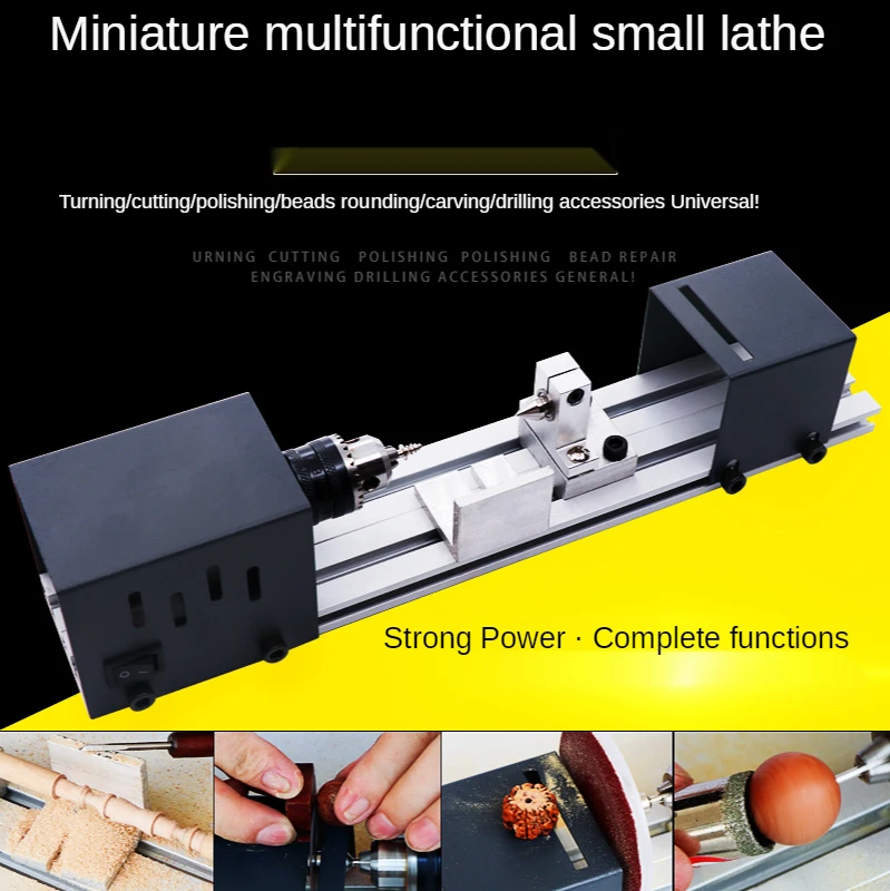 Miniature beads small lathe, grinding and polishing cutting beads, round beads beads machine, mini diy woodworking lathe
Miniature beads small lathe, grinding and polishing cutting beads, round beads beads machine, mini diy woodworking lathe