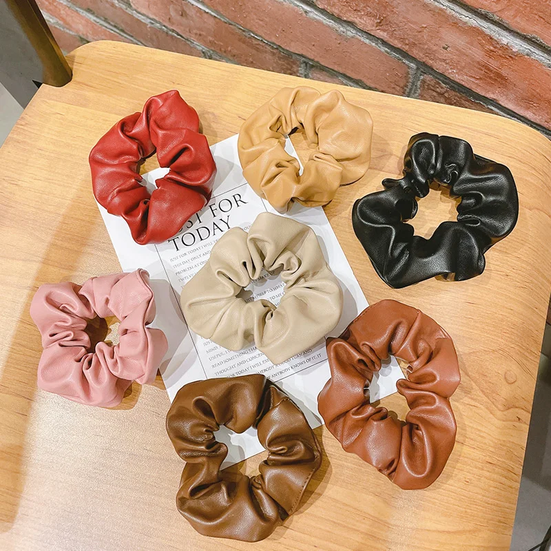 3.9 Inch Women Synthetic Leather Scrunchie Elastic Handmade Multicolor Hair Band Fur Ponytail Holder Headband Hair Accessories
3.9 Inch Women Synthetic Leather Scrunchie Elastic Handmade Multicolor Hair Band Fur Ponytail Holder Headband Hair Accessories