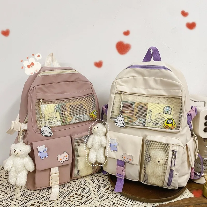2021 Fashion Women Backpack Kawaii Girls Schoolbag for Teenager Bookbag Cute Canvas Shoulder Bag Female Travel Mochila
2021 Fashion Women Backpack Kawaii Girls Schoolbag for Teenager Bookbag Cute Canvas Shoulder Bag Female Travel Mochila