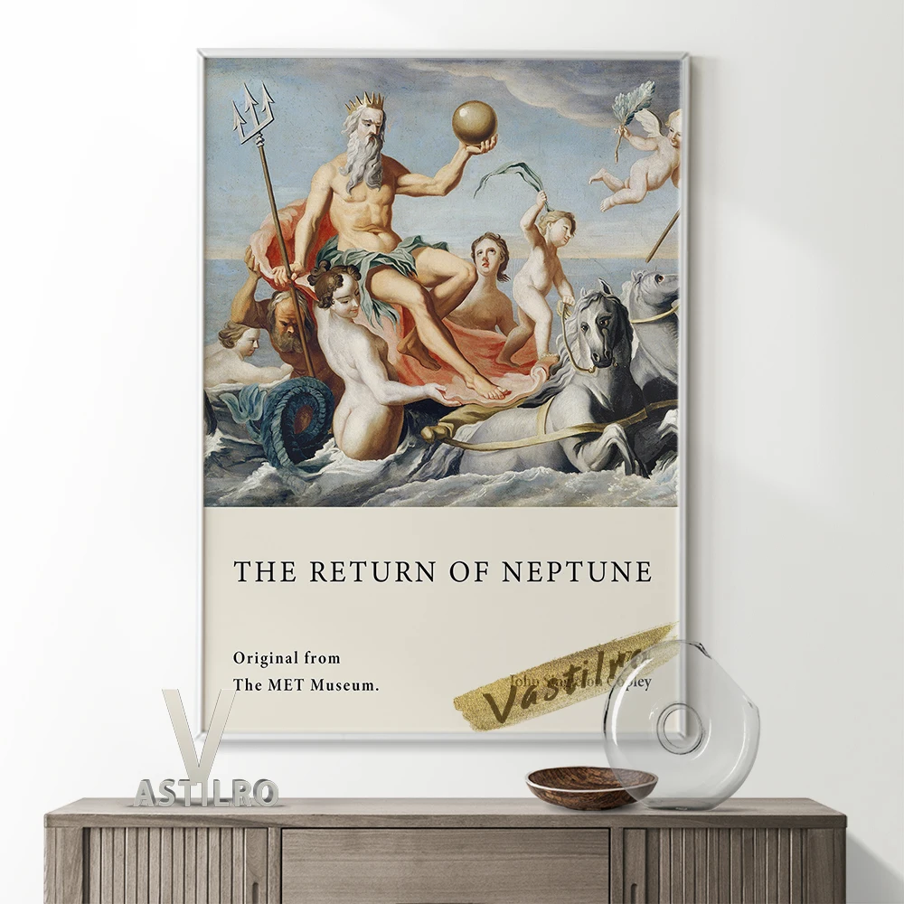 John Singleton Copley Exhibition Museum Poster The Return Of Neptune Vintage Art Prints Canvas Painting Greek Mythology Decor
John Singleton Copley Exhibition Museum Poster The Return Of Neptune Vintage Art Prints Canvas Painting Greek Mythology Decor