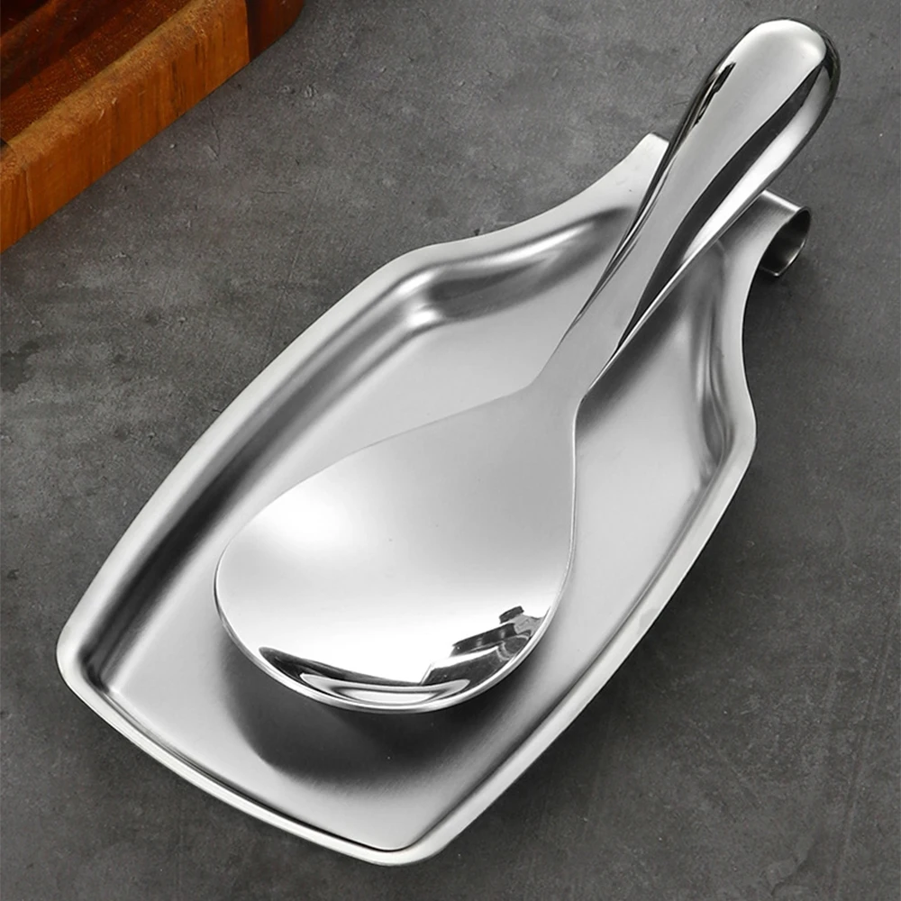1PC Spoon Spatula Storage Tray Stainless Steel Anti Rust Spoon Soup Cookware Holder Dish for Stove Top Kitchen Accessory
1PC Spoon Spatula Storage Tray Stainless Steel Anti Rust Spoon Soup Cookware Holder Dish for Stove Top Kitchen Accessory