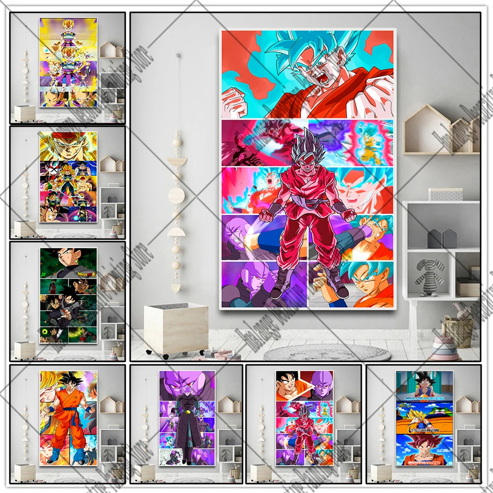 Classic Japanese Anime Dragon Ball Poster Movie HD Canvas Print Goku Painting Wall Art Picture Home Decoration Background
Classic Japanese Anime Dragon Ball Poster Movie HD Canvas Print Goku Painting Wall Art Picture Home Decoration Background