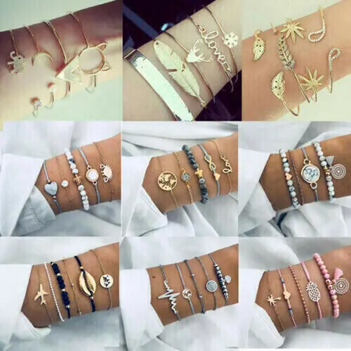 Fashion Mixed Bracelet Set Bohemian Multi-layer Beaded Bracelet Bangles For Women Vintage Bead Boho Charm Jewelry Party Gifts
Fashion Mixed Bracelet Set Bohemian Multi-layer Beaded Bracelet Bangles For Women Vintage Bead Boho Charm Jewelry Party Gifts