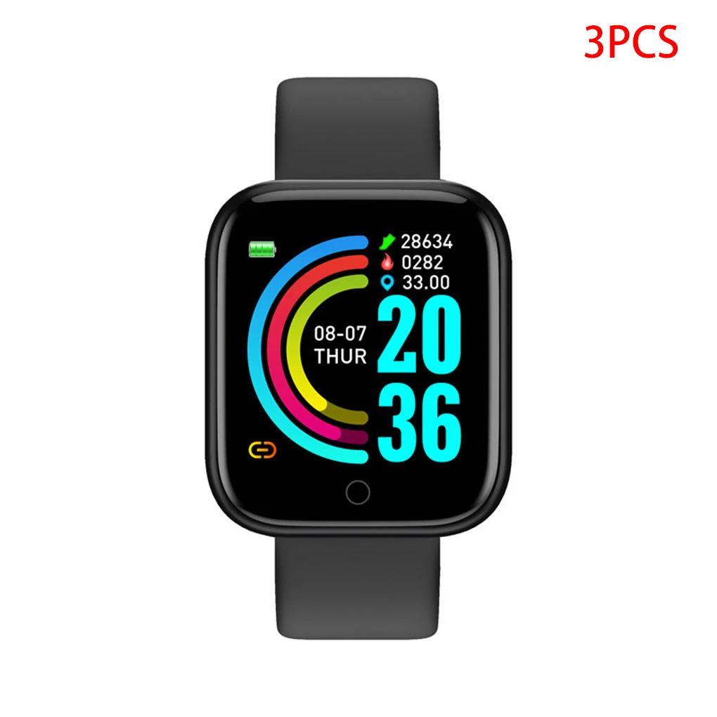 3 Pieces Smart Watch Heartrate Silicone Strap Wristwatch Blood Pressure Sleep Tracker Bluetooth-compatible 4.0 Watch
3 Pieces Smart Watch Heartrate Silicone Strap Wristwatch Blood Pressure Sleep Tracker Bluetooth-compatible 4.0 Watch