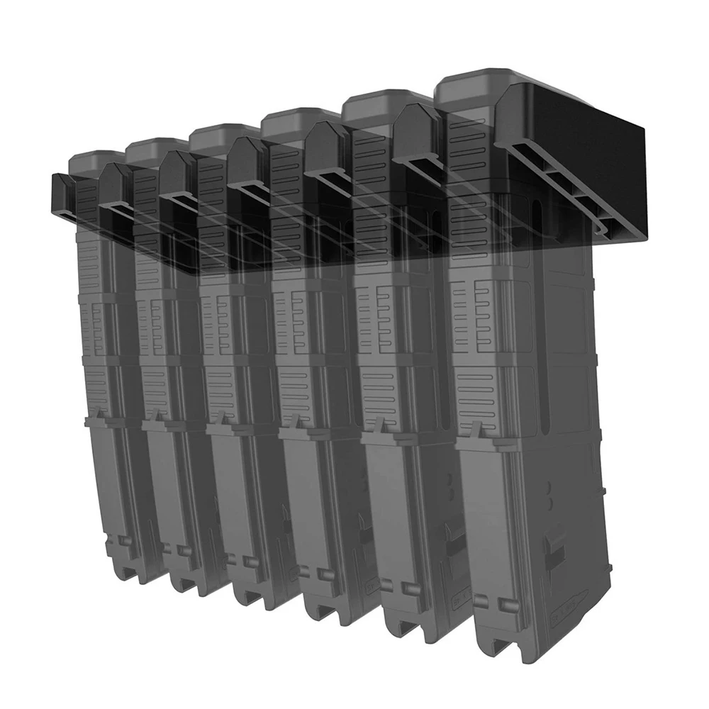 Solid ABS 6X Standard PMAG Wall Mount Magazine Rack, Family Magazine Storage Rack For Glock For AR15 Hunting Accessories
Solid ABS 6X Standard PMAG Wall Mount Magazine Rack, Family Magazine Storage Rack For Glock For AR15 Hunting Accessories