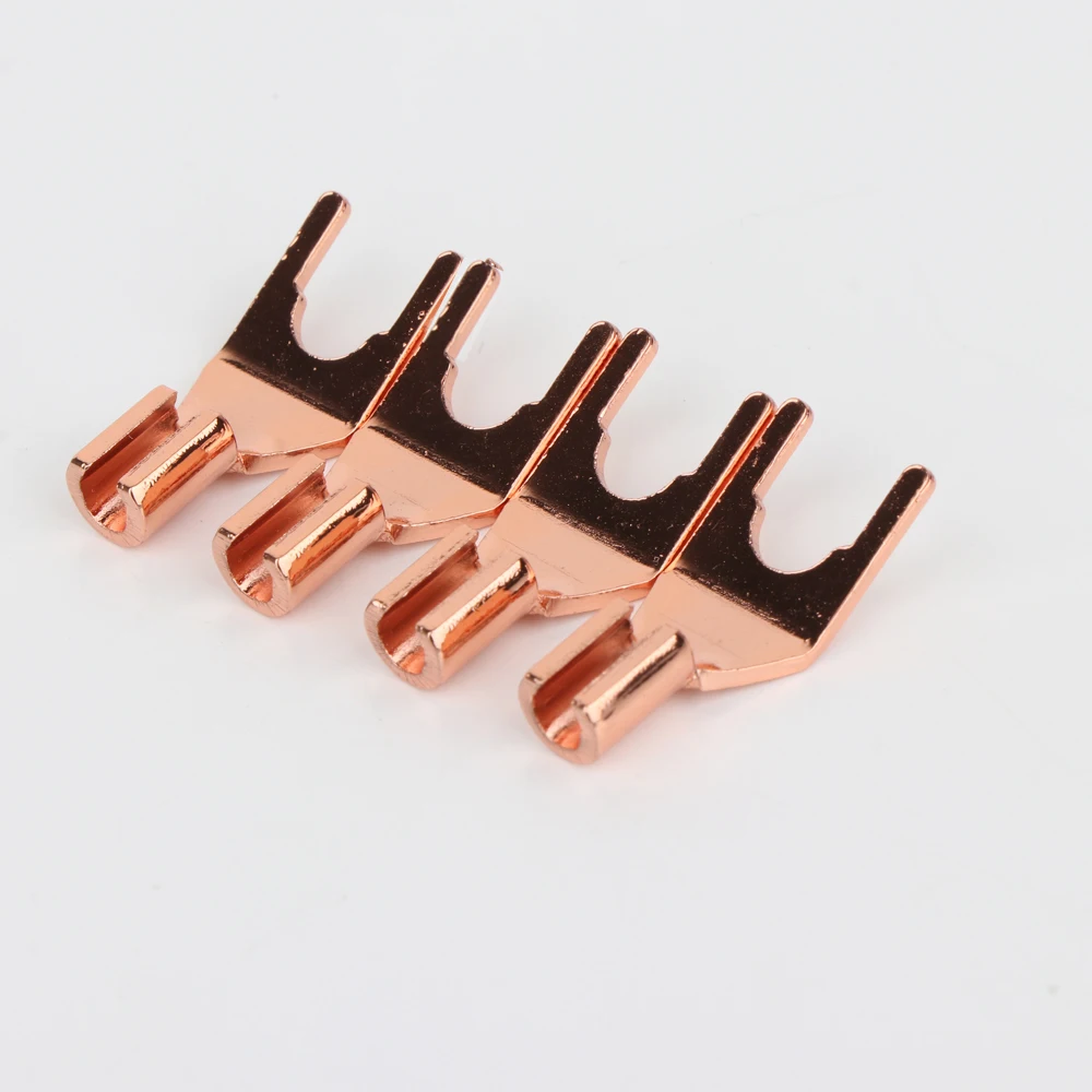 Hifi audio Pure Red Copper YT Speaker-Adapter Plug Audio-Connectors Spade Plug Spade Connector Terminal Plug
Hifi audio Pure Red Copper YT Speaker-Adapter Plug Audio-Connectors Spade Plug Spade Connector Terminal Plug
