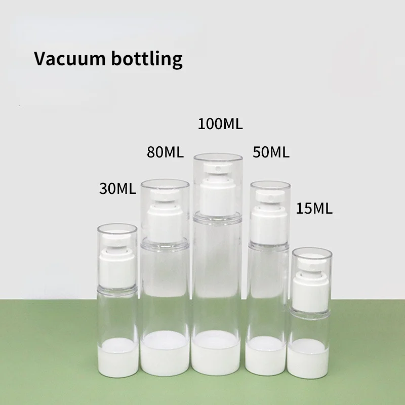 15ml-100ml Airless Bottle AS Spray Emulsion Vacuum Dispensing Bottle Small Sample Travel Convenient Dispensing Bottle
15ml-100ml Airless Bottle AS Spray Emulsion Vacuum Dispensing Bottle Small Sample Travel Convenient Dispensing Bottle