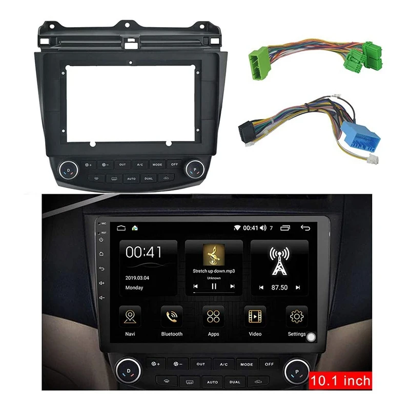 10.1 Inch Car Radio Fascia Panel Dash Car DVD Frame with Wire Harness for HONDA Accord 7Th 2003-2007
10.1 Inch Car Radio Fascia Panel Dash Car DVD Frame with Wire Harness for HONDA Accord 7Th 2003-2007