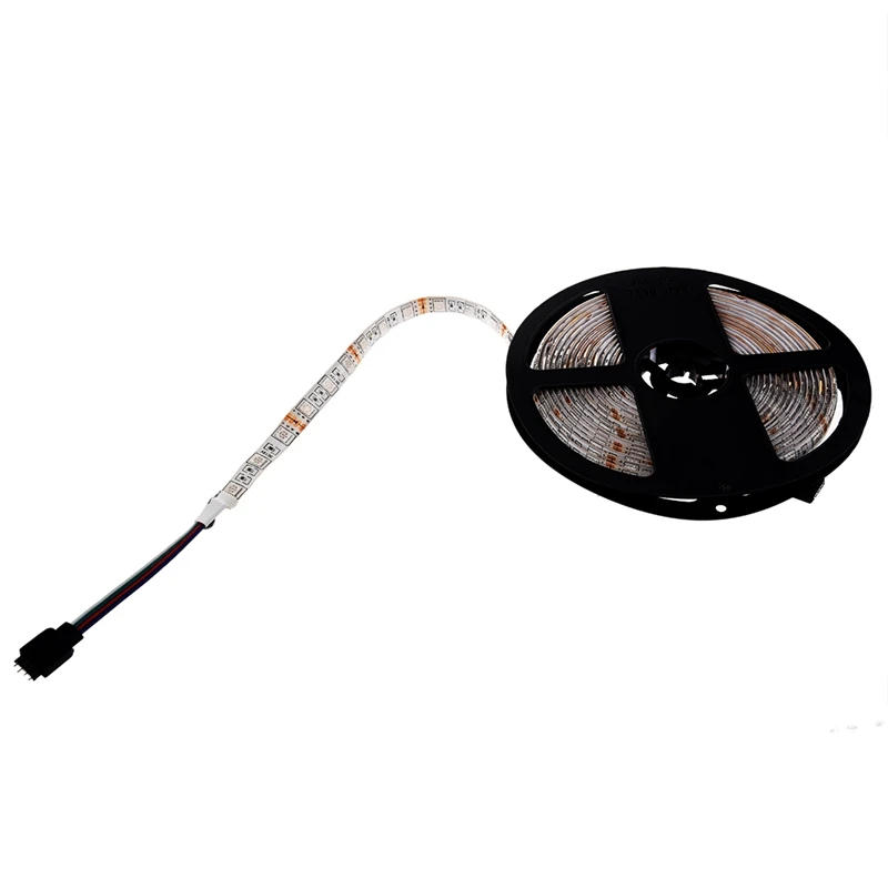 RGB 5M 5050 LED Strip Light Flexible 300 Leds SMD LED Tape Epoxy with 1M 4 Pin White Extension Connection Cable Wire
RGB 5M 5050 LED Strip Light Flexible 300 Leds SMD LED Tape Epoxy with 1M 4 Pin White Extension Connection Cable Wire