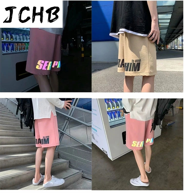 2021 Cotton Korean Luminous Letter Printing Sports Shorts Casual Men's Summer Harajuku Style Bf Student Loose Trendy Five-point
2021 Cotton Korean Luminous Letter Printing Sports Shorts Casual Men's Summer Harajuku Style Bf Student Loose Trendy Five-point