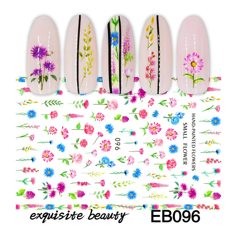 10 pieces a pack of new floral nail stickers nail stickers daisy white flowers leaves transparent flowers peach blossom nail art 
10 pieces a pack of new floral nail stickers nail stickers daisy white flowers leaves transparent flowers peach blossom nail art