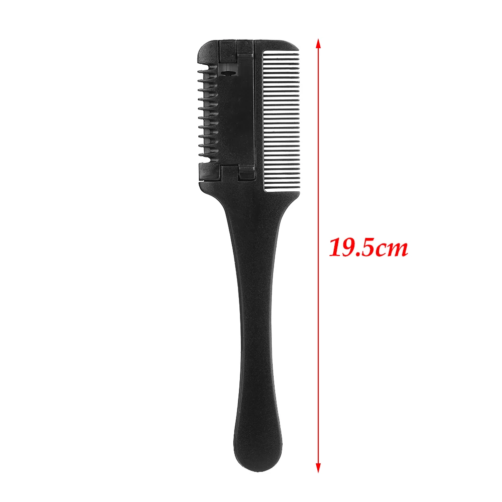 1 Pc Professional Hair Double-Sided Razor Comb Black Handle Hair Razor Cutting Thinning Comb Home DIY Trimmer Inside with Blades
1 Pc Professional Hair Double-Sided Razor Comb Black Handle Hair Razor Cutting Thinning Comb Home DIY Trimmer Inside with Blades