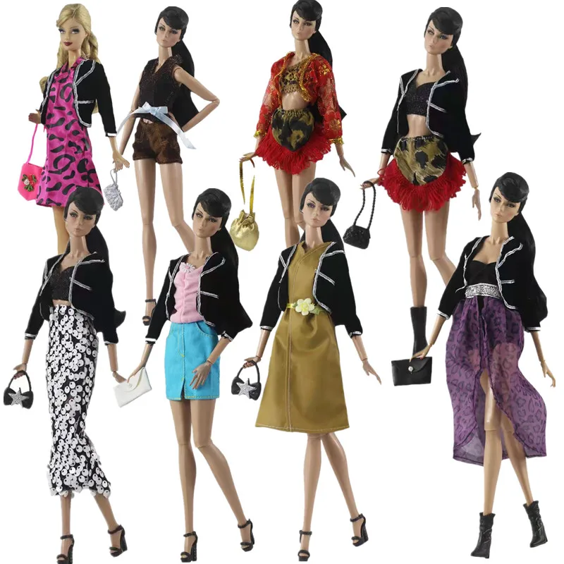 Fashion 1/6 BJD Doll Clothes For Barbie Outfits Handbag Coat Vest Top Skirt Dress 30cm Dolls Accessories Kids Dollhouse DIY Toys
Fashion 1/6 BJD Doll Clothes For Barbie Outfits Handbag Coat Vest Top Skirt Dress 30cm Dolls Accessories Kids Dollhouse DIY Toys