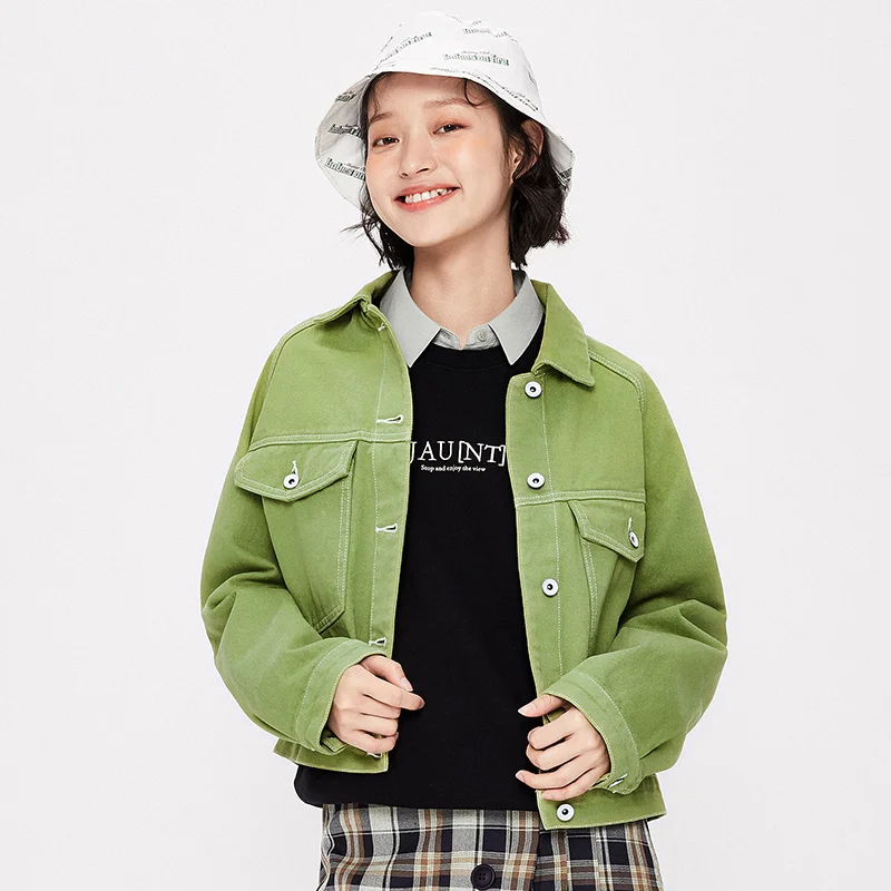 Куртка SEMIR женская джинсовая, свободная повседневная Корейская куртка из денима с лацканами и рукавом реглан, осень 2021
Куртка SEMIR женская джинсовая, свободная повседневная Корейская куртка из денима с лацканами и рукавом реглан, осень 2021
