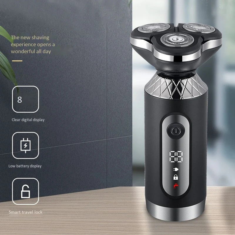 Electric Shaver Razor, Rechargeable Waterproof Rotary For Shaving With Nose Trimmer Sideburns Trimmer Cleaning Brush
Electric Shaver Razor, Rechargeable Waterproof Rotary For Shaving With Nose Trimmer Sideburns Trimmer Cleaning Brush