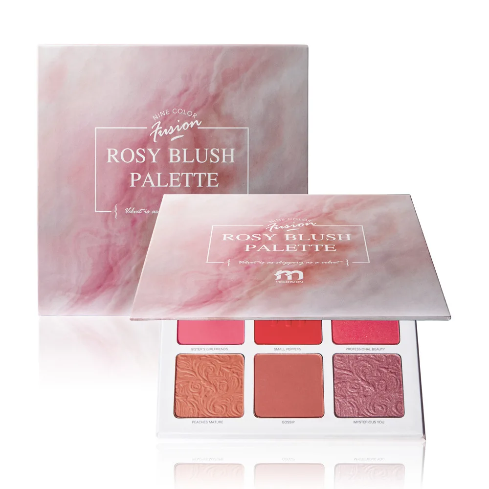 Brand Makeup 9 Color Blush Powder Palette Foundation Lasting Moisturizing Eyeshadow Mineral Contour Pigment 
Brand Makeup 9 Color Blush Powder Palette Foundation Lasting Moisturizing Eyeshadow Mineral Contour Pigment