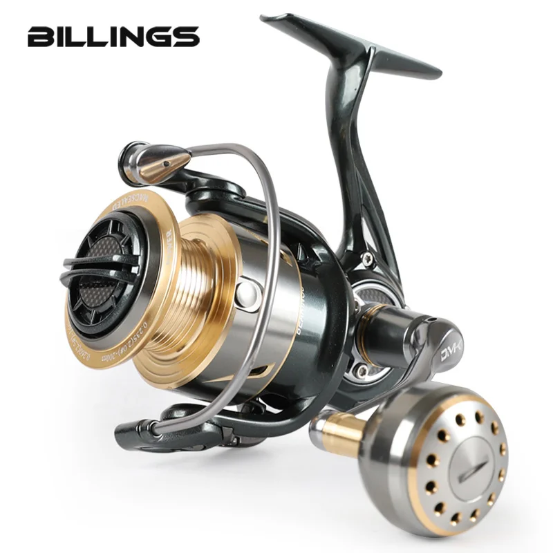 DMK New 800-5000 Size Spinning Fishing Reel 5.2:1/9+1BB Steering-wheel Crap Reel CNC Handle Molinete Para Pesca Crap Reel Peche
DMK New 800-5000 Size Spinning Fishing Reel 5.2:1/9+1BB Steering-wheel Crap Reel CNC Handle Molinete Para Pesca Crap Reel Peche