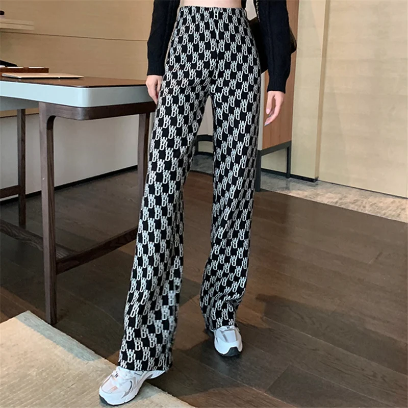 Cashmere Knitted Wide-Leg Pants for Women Early Spring High Waist Loose Straight Slimming Versatile Autumn and Winter Draped Mop
Cashmere Knitted Wide-Leg Pants for Women Early Spring High Waist Loose Straight Slimming Versatile Autumn and Winter Draped Mop
