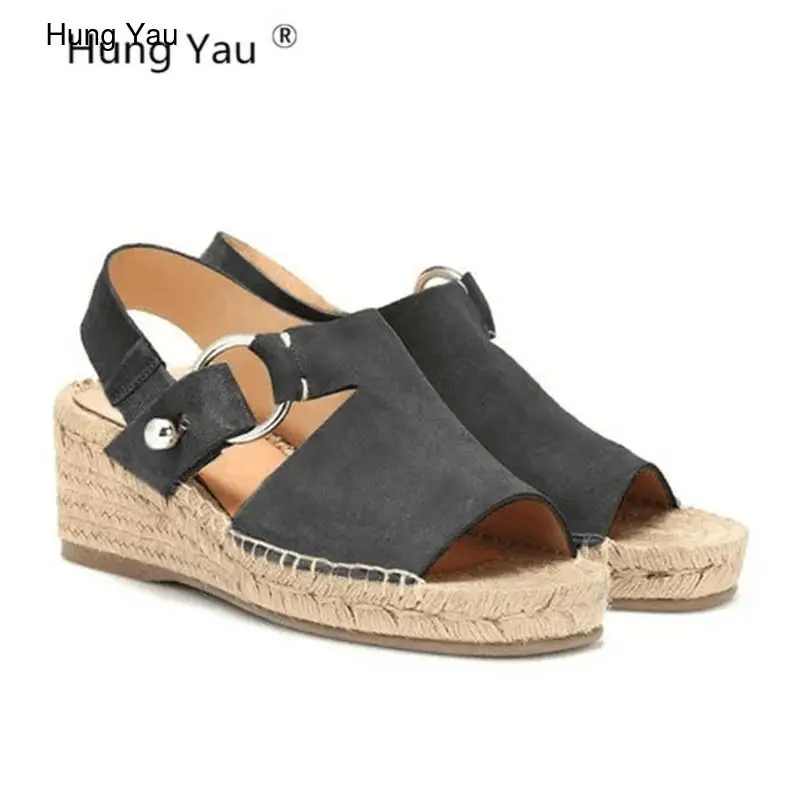 Wedges Shoes For Women Thick High Heels Sandals Summer Shoes Hemp rope Comfort Gladiator Platform Wedges Sandals Plus 35-43
Wedges Shoes For Women Thick High Heels Sandals Summer Shoes Hemp rope Comfort Gladiator Platform Wedges Sandals Plus 35-43