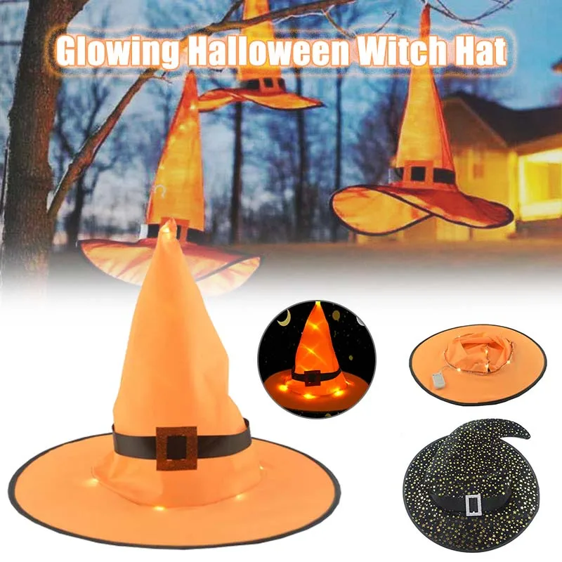 Adult Witch Luminous Hat Halloween Costume Headwear Cosplay Party Props Decor LBV
Adult Witch Luminous Hat Halloween Costume Headwear Cosplay Party Props Decor LBV