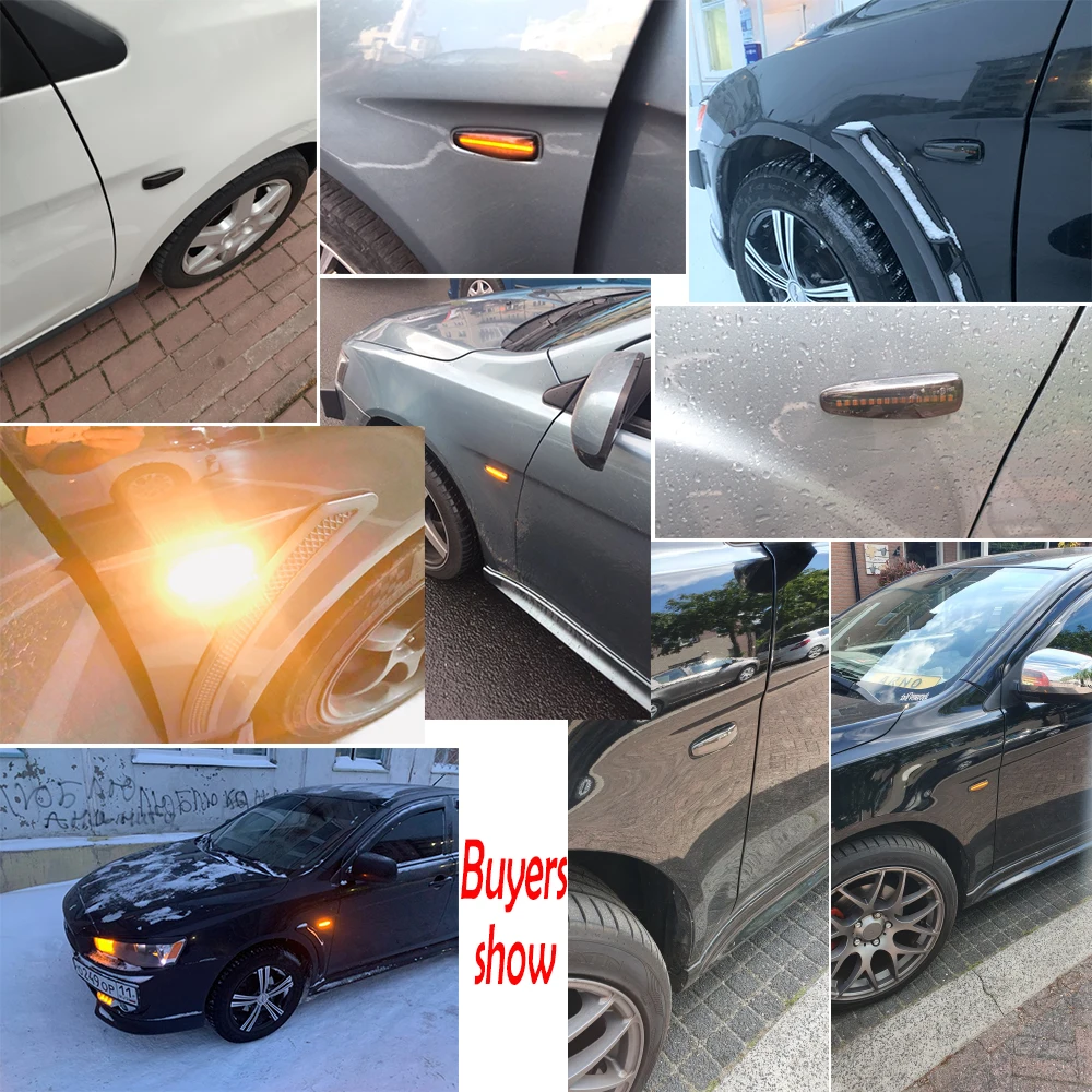 PMFC LED Fender Side Marker Turn Signal Lights 2 pieces Amber Dynamic Yellow 8351A001 For Mistubish Lancer EVO X Smoke LED Light
PMFC LED Fender Side Marker Turn Signal Lights 2 pieces Amber Dynamic Yellow 8351A001 For Mistubish Lancer EVO X Smoke LED Light