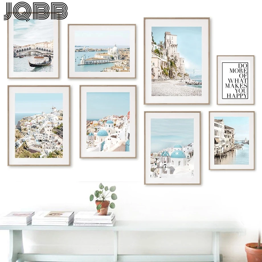 Aegean Santorini Quote Wall Art Canvas Venice Landscape Painting Nordic Posters And Prints Wall Pictures For Living Room Decor
Aegean Santorini Quote Wall Art Canvas Venice Landscape Painting Nordic Posters And Prints Wall Pictures For Living Room Decor