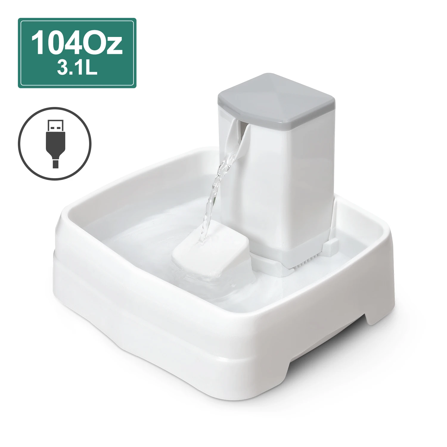 Поилка-фонтанчик для кошек, автоматическая поилка с USB-разъемом, тихая, для домашних животных 
Поилка-фонтанчик для кошек, автоматическая поилка с USB-разъемом, тихая, для домашних животных