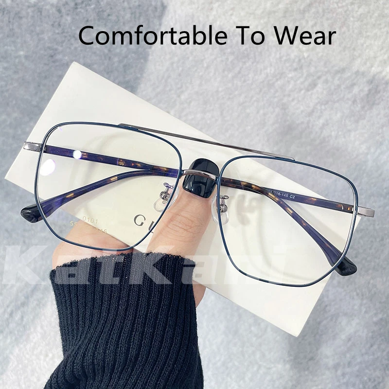 KatKani Men's And Women's Ultralight Large Double Beam Glasses Frame Fashion Decorative Optical Prescription Glasses Frame 0101
KatKani Men's And Women's Ultralight Large Double Beam Glasses Frame Fashion Decorative Optical Prescription Glasses Frame 0101