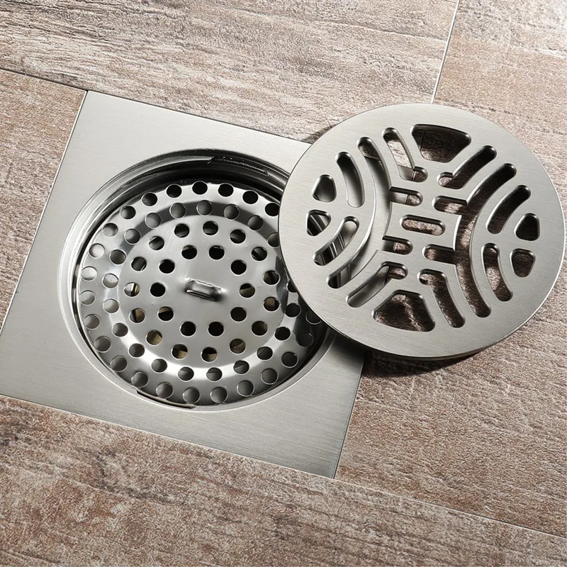 HIDEEP 10 x 10 cm Shower Floor Drain Washroom Bathroom Invisible Drain Cover Square Waste Floor Drain
HIDEEP 10 x 10 cm Shower Floor Drain Washroom Bathroom Invisible Drain Cover Square Waste Floor Drain