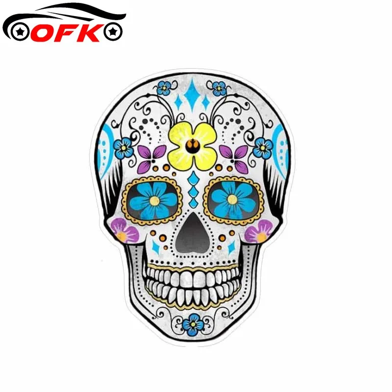 Fashion Car Accessories Classic Windows Car Sticker Sugar Skull PVC Reflective Decal 9.6CM*13CM
Fashion Car Accessories Classic Windows Car Sticker Sugar Skull PVC Reflective Decal 9.6CM*13CM