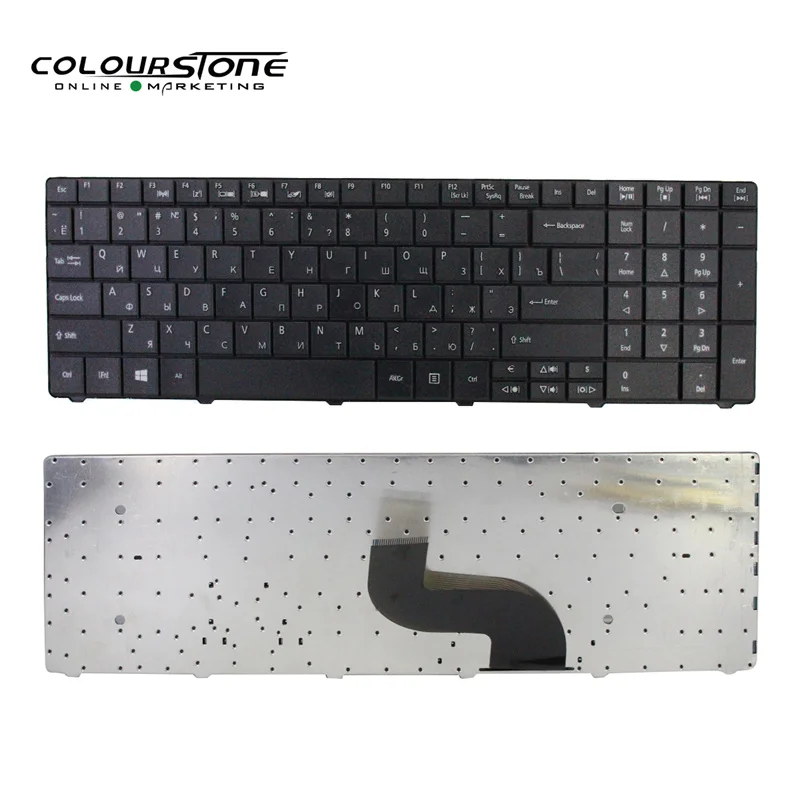 RU Клавиатура для ноутбука Acer Aspire E1-571G E1-531 E1-531G E1 521 531 E1-521 E1-571 русская черная без рамки