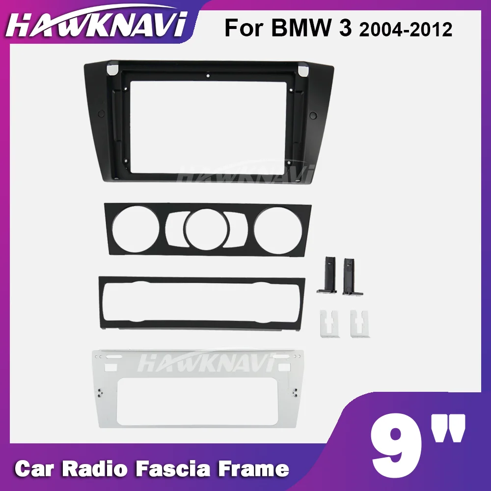 Hawknavi 9 Inch 2 Din Car Radio Fascia Frame For BMW 3 E90 E93 2004-2012 Auto Audio Panel Dash Interior Accessory Trim Kit
Hawknavi 9 Inch 2 Din Car Radio Fascia Frame For BMW 3 E90 E93 2004-2012 Auto Audio Panel Dash Interior Accessory Trim Kit