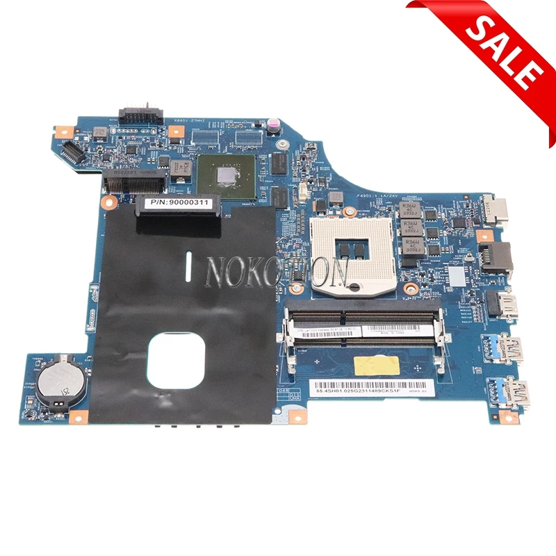 Материнская плата Nokotion 11S90000311 LG4858 MB 11252-1 48,4sg01. 011 для ноутбука lenovo Ideapad G580 GeForce 610M HM76 DDR3
Материнская плата Nokotion 11S90000311 LG4858 MB 11252-1 48,4sg01. 011 для ноутбука lenovo Ideapad G580 GeForce 610M HM76 DDR3