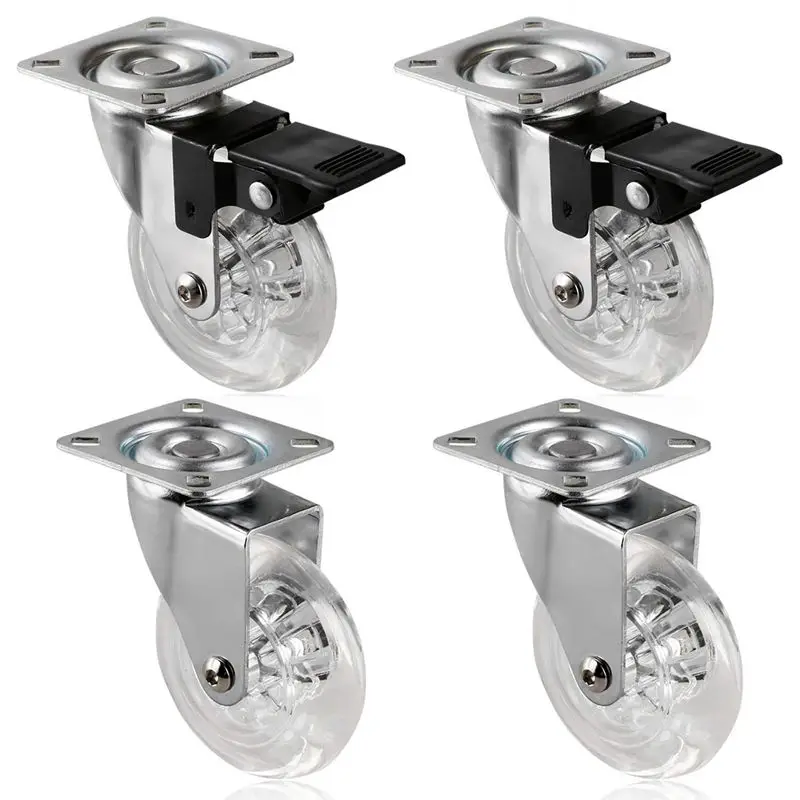 Big deal 4 x Heavy Duty 75mm Swivel Castor Wheels Trolley Furniture Caster with Brakes - Load Capacity 100kg Per Wheel (Set of 2
Big deal 4 x Heavy Duty 75mm Swivel Castor Wheels Trolley Furniture Caster with Brakes - Load Capacity 100kg Per Wheel (Set of 2